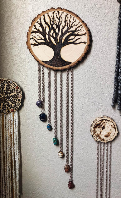 tree of life wood burned dreamcatcher tree of life wood burned dreamcatcher