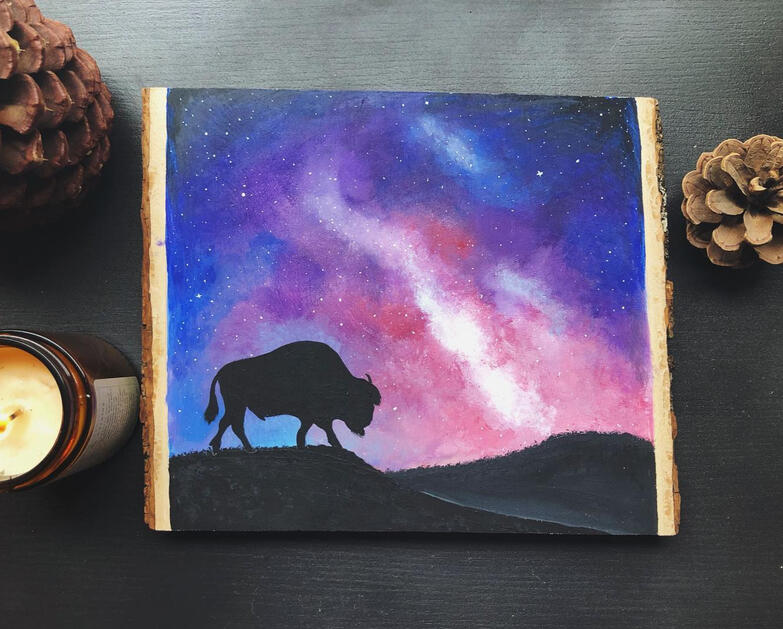 Bison in the sky